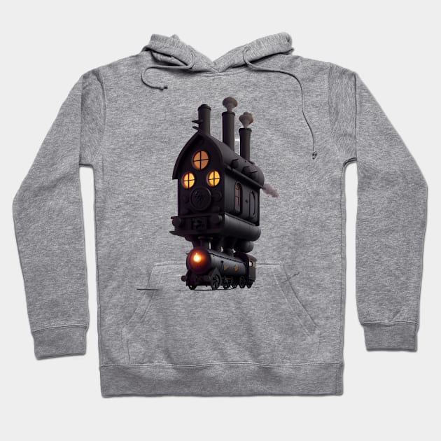 TRAIN HOUSE THEME Hoodie by HTA DESIGNS